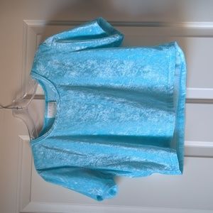 Crushed Velvet Crop Top